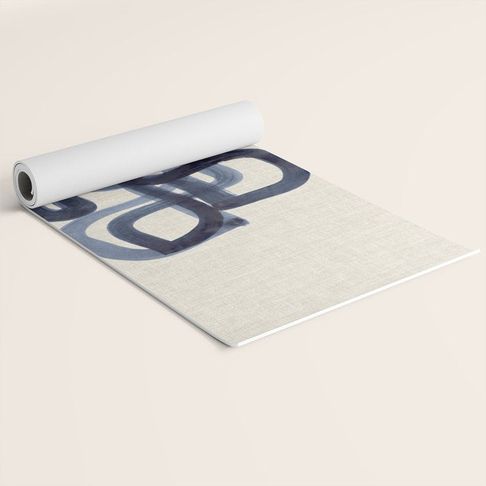 Blue Butterfly  Yoga Mat Gallery Image 2