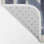Blue Butterfly  Bath Mat Gallery Image 2