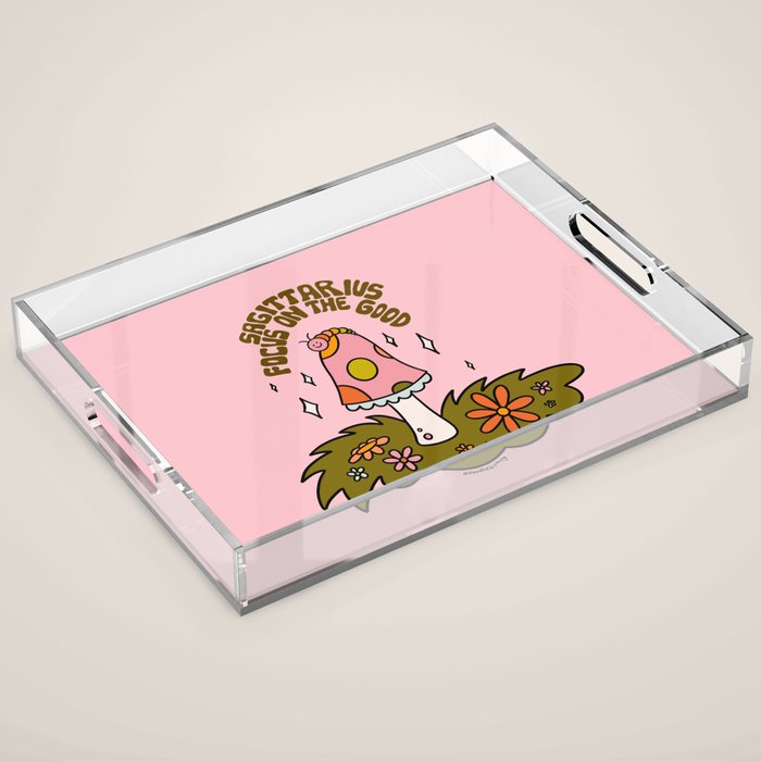 Sagittarius Caterpillar Acrylic Tray Gallery Image 1