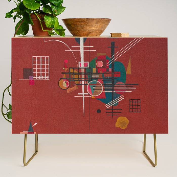 Dumpfes Rot, No.400 by Wassily Kandinsky, 1927 Credenza Gallery Image 1