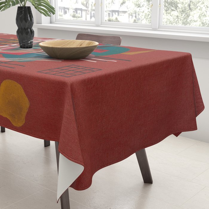 Dumpfes Rot, No.400 by Wassily Kandinsky, 1927 Tablecloth Gallery Image 3