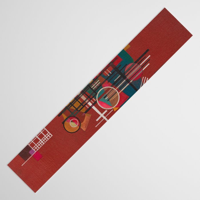 Dumpfes Rot, No.400 by Wassily Kandinsky, 1927 Table Runner Gallery Image 3