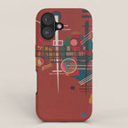 Dumpfes Rot, No.400 by Wassily Kandinsky, 1927 iPhone Case Gallery Image 1