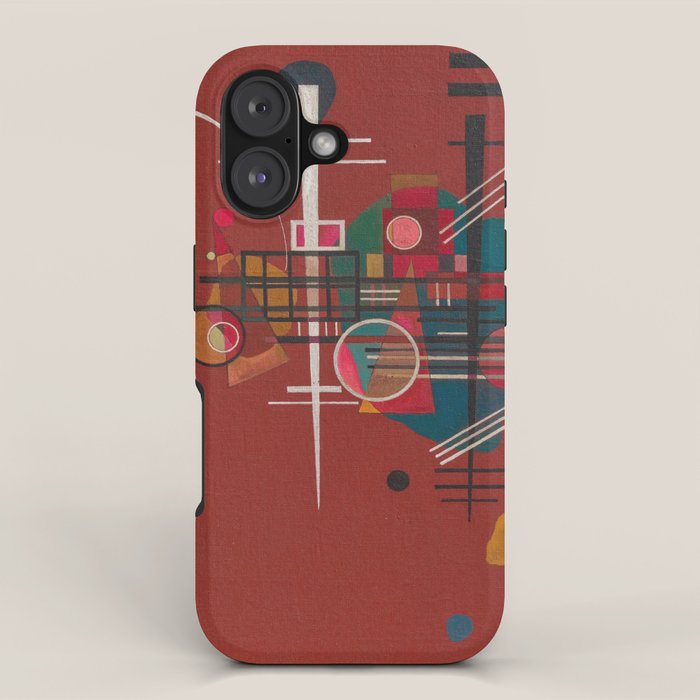 Dumpfes Rot, No.400 by Wassily Kandinsky, 1927 iPhone Case Gallery Image 1