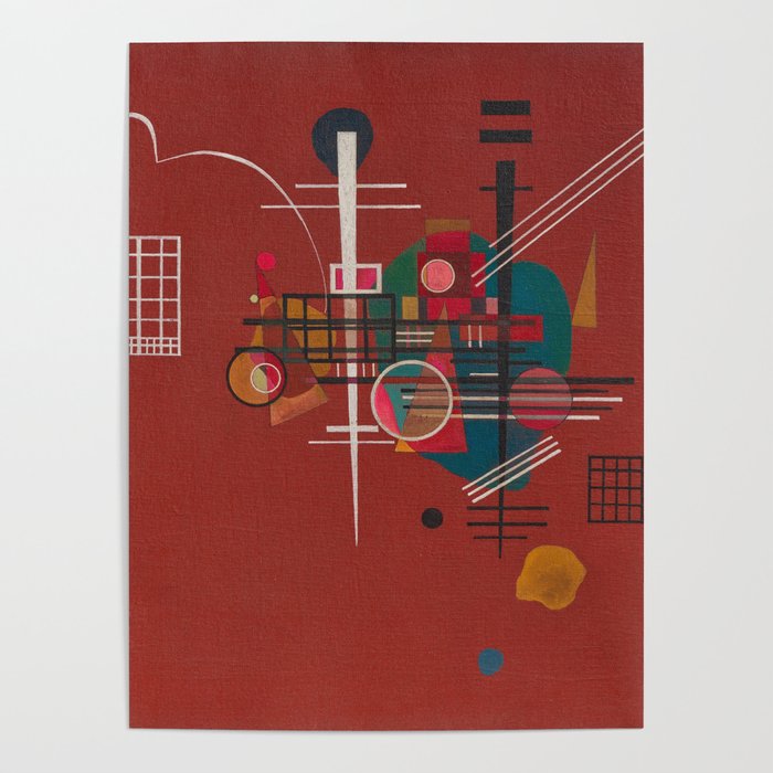 Dumpfes Rot, No.400 by Wassily Kandinsky, 1927 Poster Gallery Image 1
