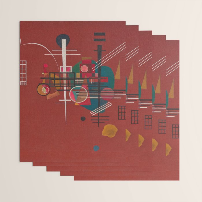 Dumpfes Rot, No.400 by Wassily Kandinsky, 1927 Wrapping Paper Gallery Image 3