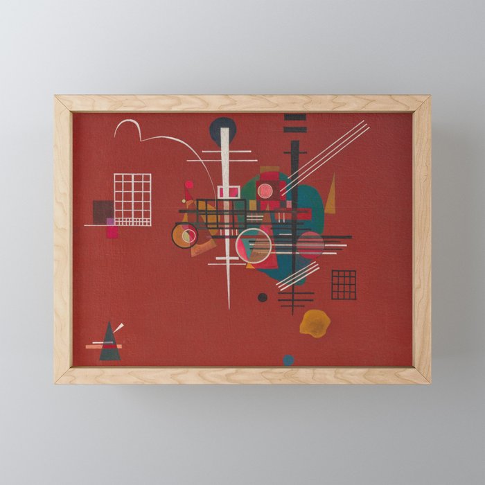 Dumpfes Rot, No.400 by Wassily Kandinsky, 1927 Mini Art Print Gallery Image 1