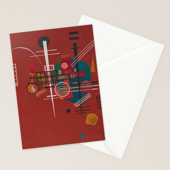 Dumpfes Rot, No.400 by Wassily Kandinsky, 1927 Stationery Card Gallery Image 2