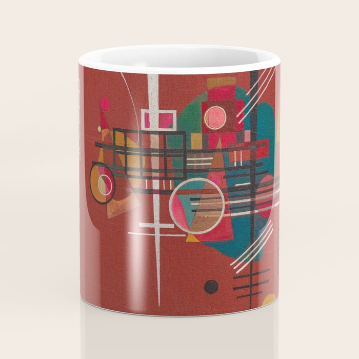 Dumpfes Rot, No.400 by Wassily Kandinsky, 1927 Coffee Mug Gallery Image 4