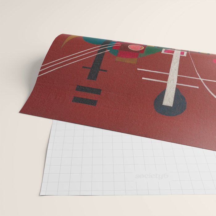 Dumpfes Rot, No.400 by Wassily Kandinsky, 1927 Wrapping Paper Gallery Image 2