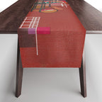 Dumpfes Rot, No.400 by Wassily Kandinsky, 1927 Table Runner Gallery Image 1