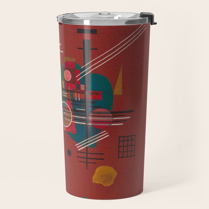 Dumpfes Rot, No.400 by Wassily Kandinsky, 1927 Travel Mug Gallery Image 2