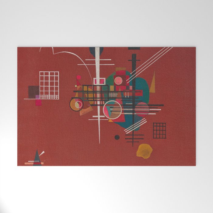 Dumpfes Rot, No.400 by Wassily Kandinsky, 1927 Welcome Mat Gallery Image 1