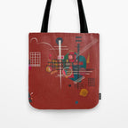 Dumpfes Rot, No.400 by Wassily Kandinsky, 1927 Tote Bag Gallery Image 1