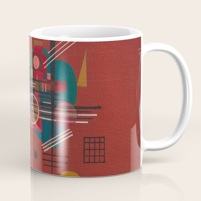 Dumpfes Rot, No.400 by Wassily Kandinsky, 1927 Coffee Mug Gallery Image 1