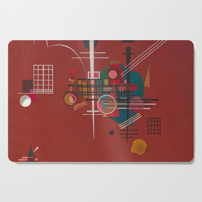 Dumpfes Rot, No.400 by Wassily Kandinsky, 1927 Cutting Board Gallery Image 1
