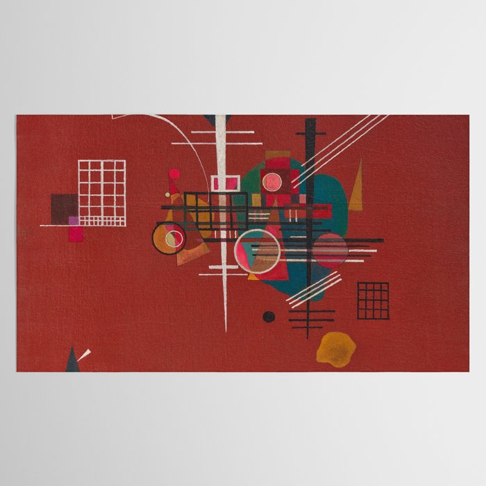 Dumpfes Rot, No.400 by Wassily Kandinsky, 1927 Tablecloth Gallery Image 2