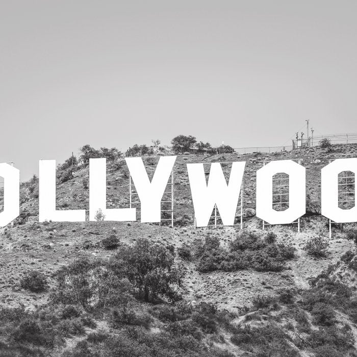 Hollywood Sign Black and White Coffee Mug Gallery Image 2
