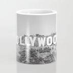 Hollywood Sign Black and White Coffee Mug Gallery Image 4