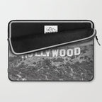 Hollywood Sign Black and White Laptop Sleeve Gallery Image 2