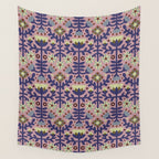 Playful Folk Floral Wall Tapestry Gallery Image 4