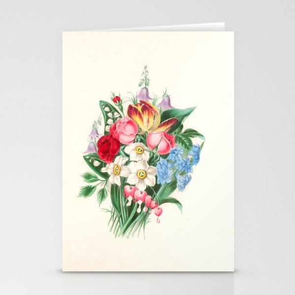  Flowers by Clarissa Munger Badger, "Floral Belles," 1866 (benefitting The Nature Conservancy) Stationery Card Gallery Image 2