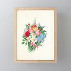  Flowers by Clarissa Munger Badger, "Floral Belles," 1866 (benefitting The Nature Conservancy) Mini Art Print Gallery Image 1