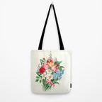  Flowers by Clarissa Munger Badger, "Floral Belles," 1866 (benefitting The Nature Conservancy) Tote Bag Gallery Image 2