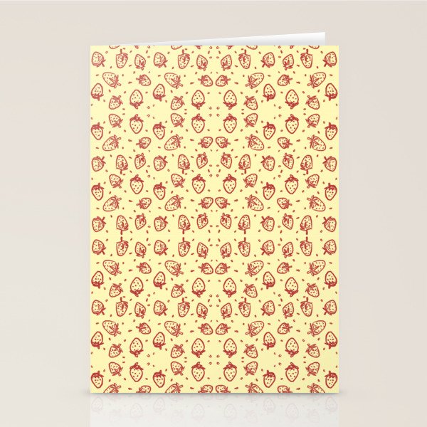 Strawberry Sundae Stationery Card Gallery Image 2