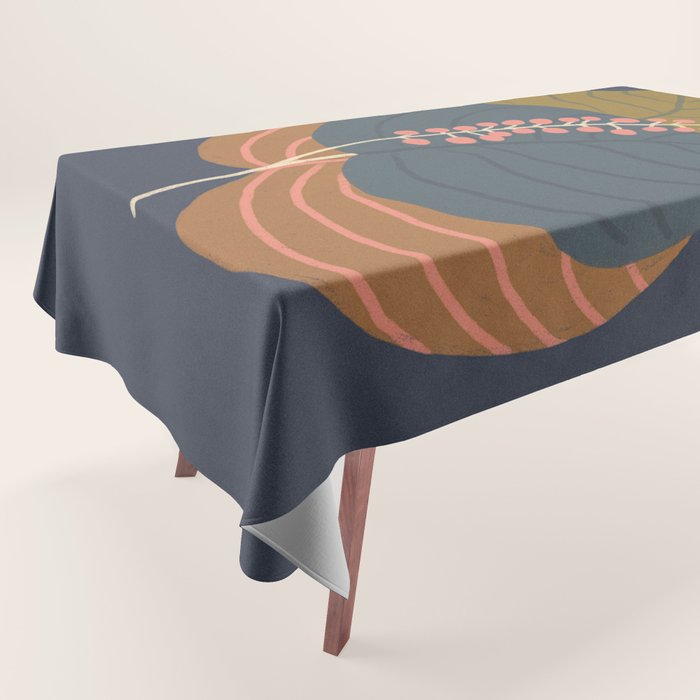 Leaves and moth Tablecloth Gallery Image 1