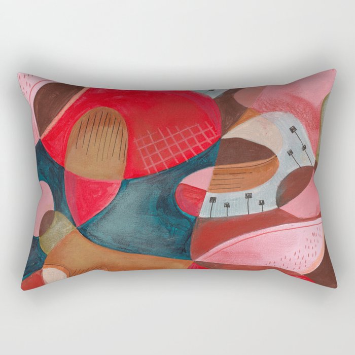 Abstract Shapes Rectangular Pillow Gallery Image 2