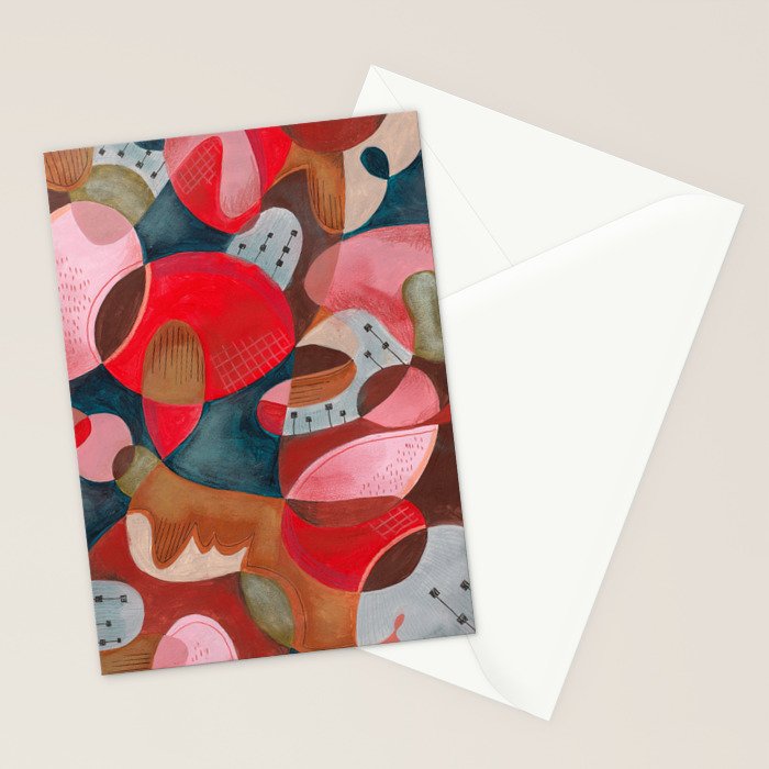 Abstract Shapes Stationery Card Gallery Image 2