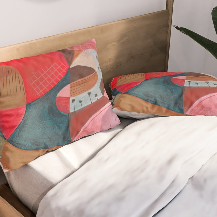 Abstract Shapes Pillow Sham Gallery Image 2