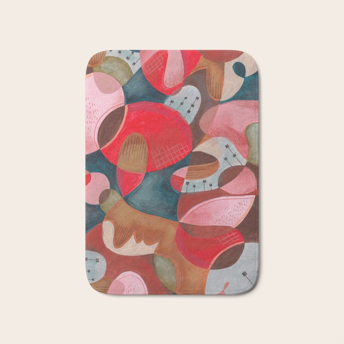Abstract Shapes Bath Mat Gallery Image 1