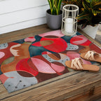 Abstract Shapes Outdoor Rug Gallery Image 2