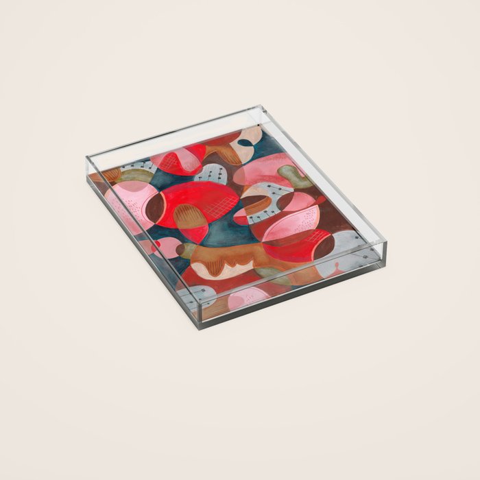 Abstract Shapes Acrylic Tray Gallery Image 2