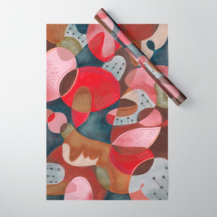 Abstract Shapes Wrapping Paper Gallery Image 1