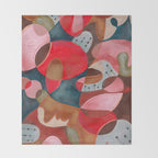 Abstract Shapes Throw Blanket Gallery Image 2