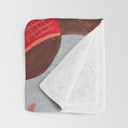Abstract Shapes Throw Blanket Gallery Image 3