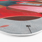 Abstract Shapes Bath Mat Gallery Image 3