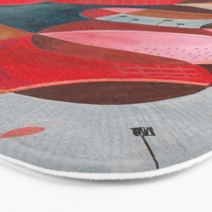 Abstract Shapes Bath Mat Gallery Image 3