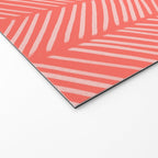 Coral Herringbone Welcome Mat Gallery Image 2
