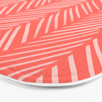 Coral Herringbone Bath Mat Gallery Image 3