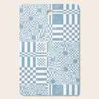 Retro Checkered Squares B Cutting Board Gallery Image 1
