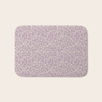 Lavender Boho Ditsy Toile Floral Bath Mat Gallery Image 1