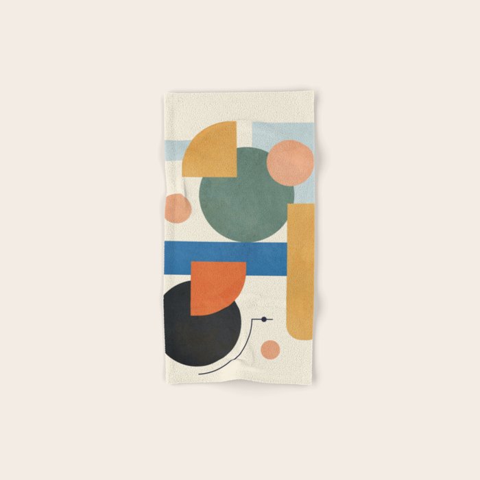 Geometric Color Play 01 Bath Towel Gallery Image 1
