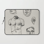 Fragments in Taupe Laptop Sleeve Gallery Image 1