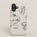 Fragments in Taupe iPhone Case Gallery Image 1