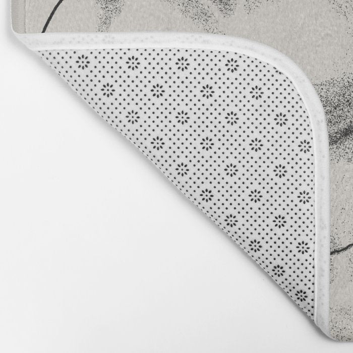 Fragments in Taupe Bath Mat Gallery Image 2