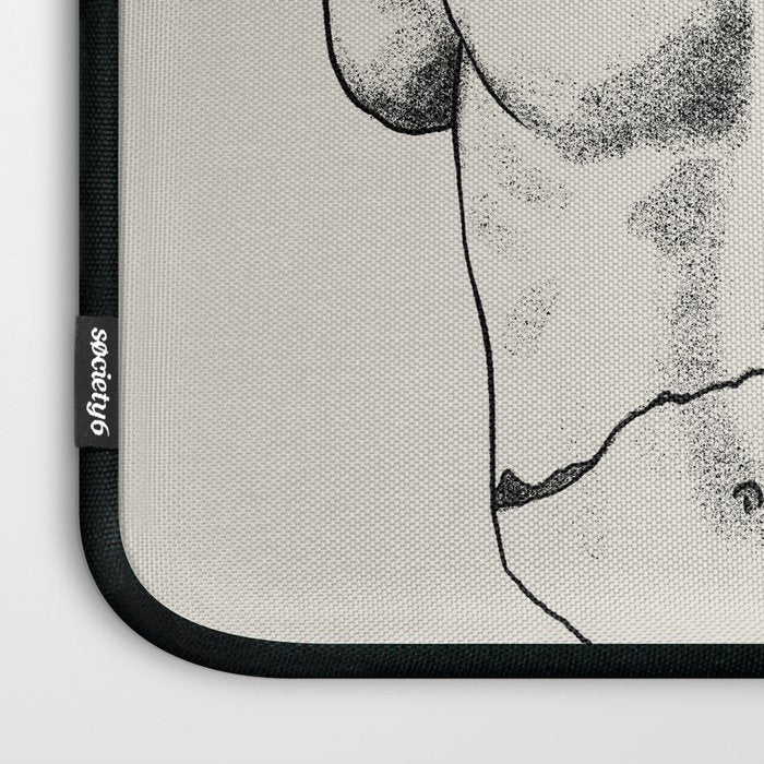 Fragments in Taupe Laptop Sleeve Gallery Image 3